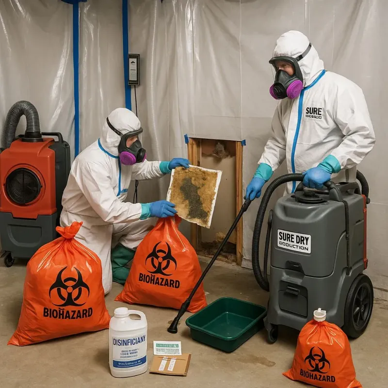 Contaminated Water Handling Protocols process in Wales, MA