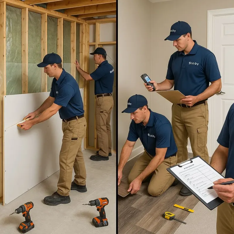 Repairs and Reconstruction process in Wales, MA